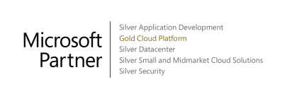 Microsoft Partner: Silver Application Development, Gold Cloud Platform, Silver Datacenter, Silver Small and Midmarket Cloud Solutions, Silver Security