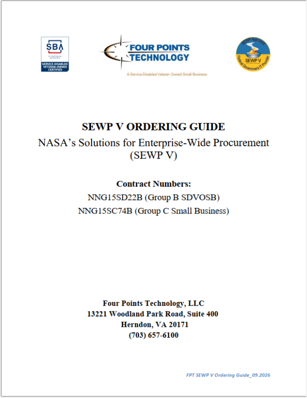 SEWP V Ordering Guide